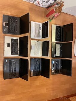 9x notebook na díly, opravu či doplnění