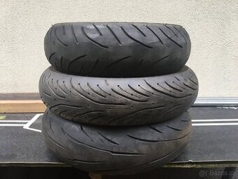 Motopneumatiky Dunlop 180/55ZR 17,Bridgestone 160/60R15 a Mi