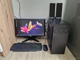 Čtyřjádrový Pc s SSD Diskem na filmy hry internet atd Win 11