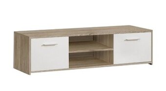 Tv komoda skříňka dub sonoma / bílá