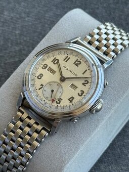 vintage hodinky Movado Triple Calender