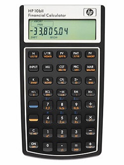 Finanční kalkulačka HP 10bII