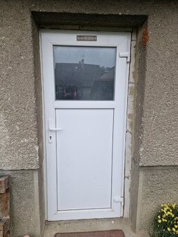 Vchodové plastové dveře