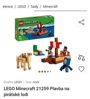 Prodám Minecraft lego