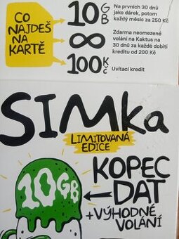 Limitovaná edice KAKTUS 10 GB za 125 Kč