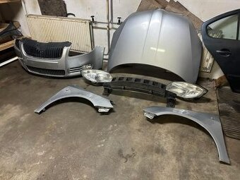 Předek Fabia II 08-11 stříbrná