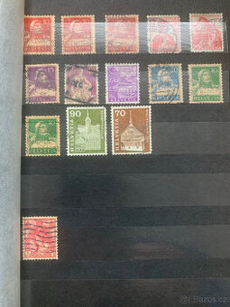 poštovní známky, 1. pol. 20. století