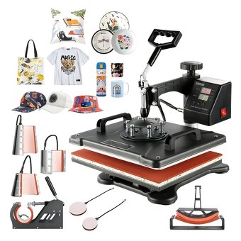 Termolis/heat press se zárukou jen rozbalený