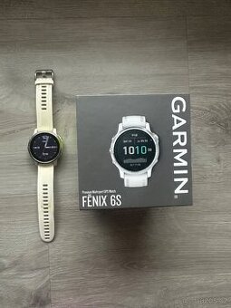 Sportovni hodinky Garmin 6S Silver/white band