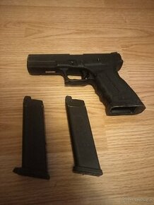 Airsoftová pistole GP1799 T1 - GBB, černý kovový závěr, čern