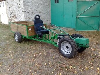 Fréza s vlečkou (jednonápravový traktor)