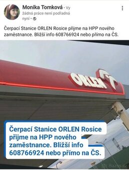 Obsluha čerpací stanice