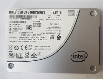 SSD disk MLC intel 3.84TB original perfektni stav
