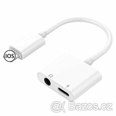 Redukce lightning / 3,5 jack (sluchátka) + nabíjení