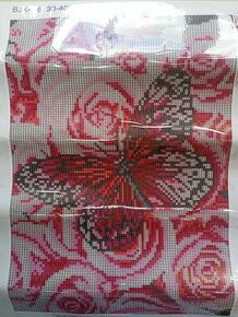 Diamantové malování, motýl - 1