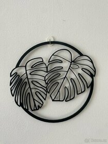 Monstera 3d dekorace na zed