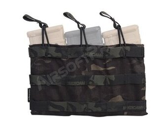 Trojitá otevřená sumka pro zásobníky M4 - Multicam Black