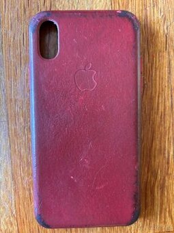 Originál Apple kožený kryt na iPhone XS