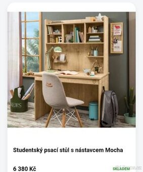 Psací stůl a komoda