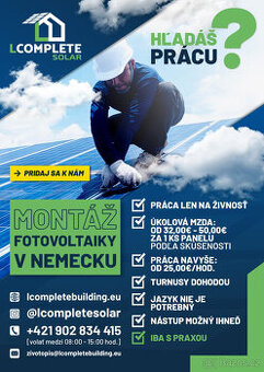 Fotovoltika - Montér - Nemecko