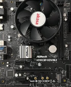 Intel i3-9100 +asrock h310cm-hdv/m.2 +16gb ddr4