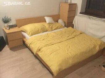 Ikea Malm sestava ložnice + velká skříň (2x)