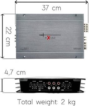 Prodám Nový Zesilovač 2400Wath