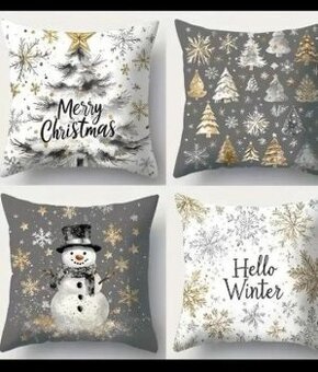 Krásná nová sada povlaků na polštáře 4 ks