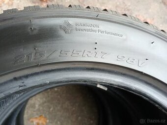 2ks zimní pneu 215/55 r17