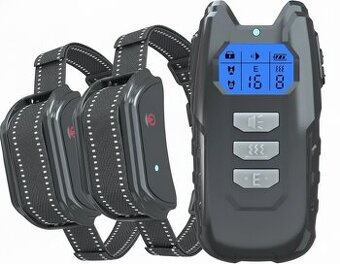 Výcvikový elektrický obojek pro psa 2 dva psy