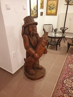 Dřevořezba vodníka