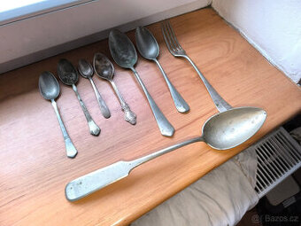 Staré příbory, lžíce, Rakousko Uhersko,