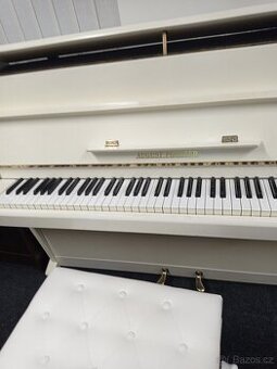 Piano, pianino, klavír bílý Petrof- Forster