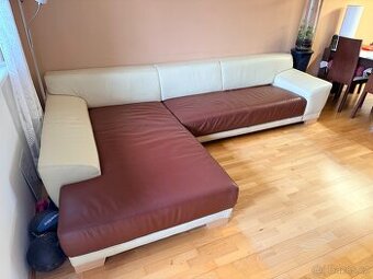 Rohova kozena rozkladaci sedacka