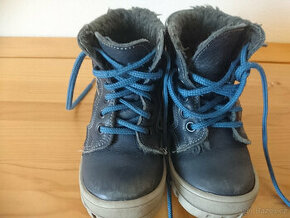 zimní kožené boty, velikost 24