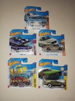 Hot wheels kovové autíčko různé druhy 2