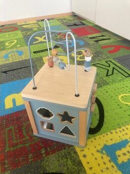 LITTLE DUTCH Aktivní kostka Blue