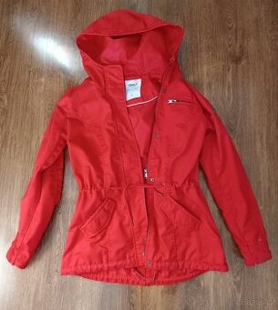 Dámská jarní červená parka ONLY vel. S