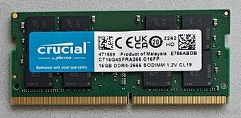 💻Operační paměť SODIMM DDR4: 16Gb, 8Gb