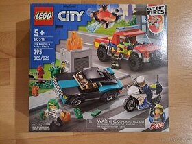 LEGO City stavebnice 60319 Hasiči a policejní honička
