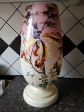 Krásná malovaná velká váza, 40 cm