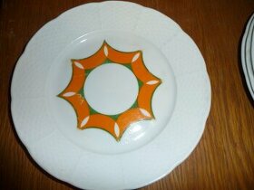 desertní porcelán.talířky