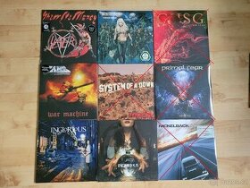 NOVÁ originální LP rock metal i limitky, color