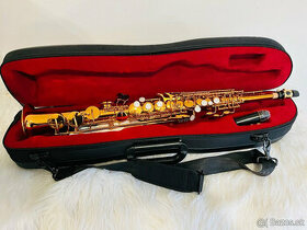 Predám nový B- soprán saxofón kópia-Henri Selmer, farba kráľ - 1
