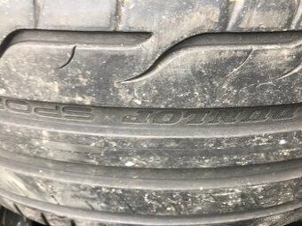 Letní pneu 225/45/17 dva kusy Dunlop sport Max