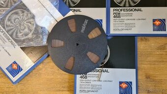 4x AGFA PEM468 studio-páska 730m, 26cm Revox plast. cívka - 1