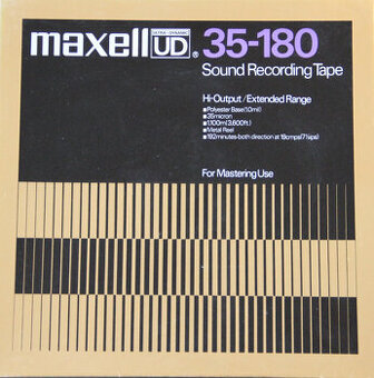 ♫ Magnetofonová ALU cívka MAXELL UD 35-180 (2) ♫♫