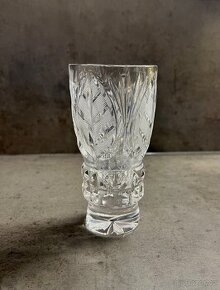 vaza kristal vintage sklo - 1
