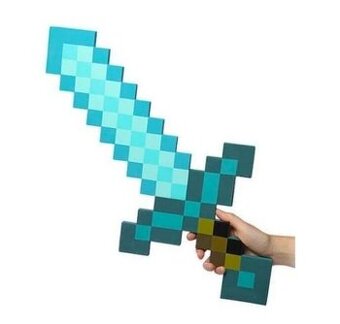 Minecraft diamantový meč (pěnový)