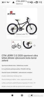 Dětské kolo CTM Jerry